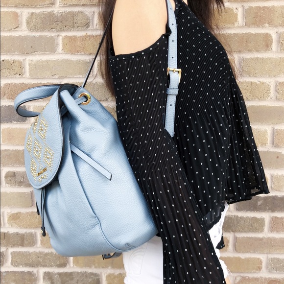 Gaby’sBags👜💕-Michael Kors Large Backpack Blue - Picture 5 of 8